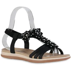 Damen Riemchensandalen in Schwarz