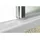 Aqualine VANDA Badewannenfaltwand 1000x1400 mm, Chrom, Mattglas - Silber