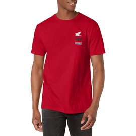 Fox Racing Herren Premium-t-shirt Honda Wing T Shirt, Flame Red 3, S EU