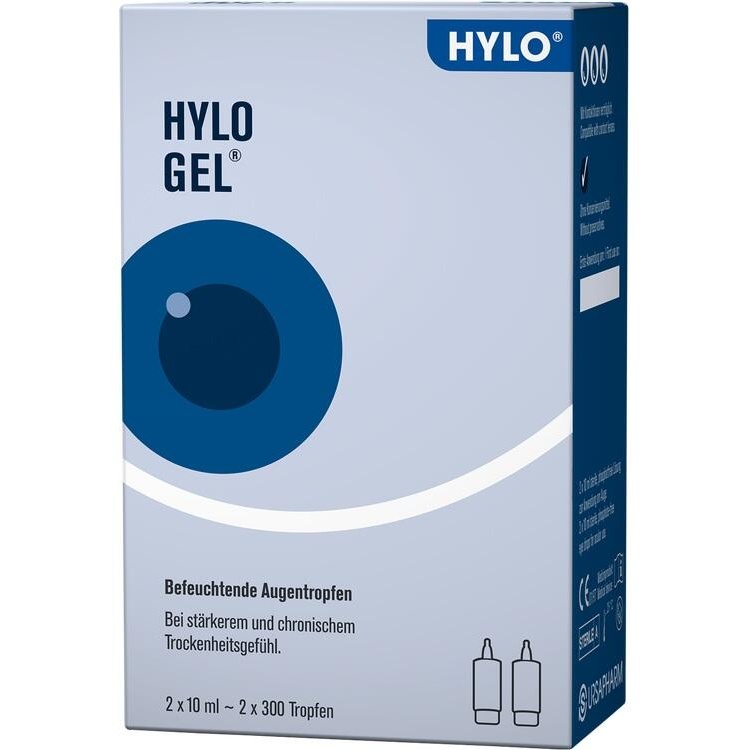 hylo gel augentropfen 2x10 ml 06144964