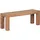 FineBuy Sitzbank Leon Braun 120 x 40 x 48 cm