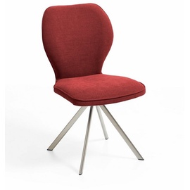 Niehoff Sitzmöbel Colorado Trend-Line Design-Stuhl Edelstahl/Webstoff - 180° drehbar