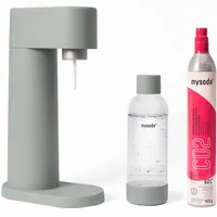 MySoda Woody WD002F-GG pigeon + PET-Flasche + CO2-Zylinder