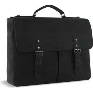 Bugatti Luca Briefcase With Flap Black