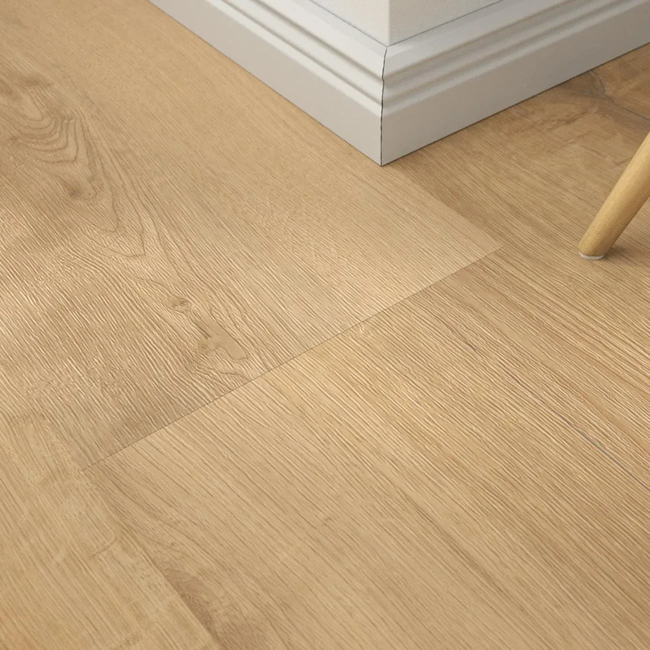 Klebe-Vinyl Comfort Oak Nature – inkl. Dämmung & Fußleisten