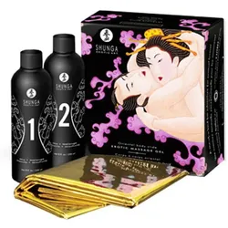 Shunga - Body to Body Massagegel mit Aroma Strawberry und Champagner 1 St