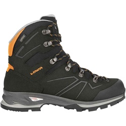 Lowa Trekkingschuhe Baldo GTX (präzise Zwei­zonen­schnürung, wasserdicht) schwarz/orange Herren
