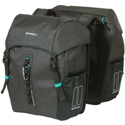 Basil Gepäckträgertasche, Doppelpacktasche „Discovery 365D“ schwarz