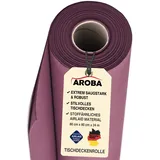 AROBA 2X Airlaid Tischdeckenrollen (Violett, 0,8 m x 24 m) - Stoffähnliche Tischdecke- Hochwertige Tischtuchrolle für Hotel Catering Geburtstag Restaurants Kommunion Taufe