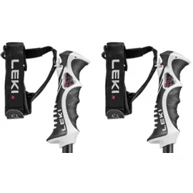 Leki Alpino Leki Bold Lite S Skistöcke (Größe 125CM, schwarz)