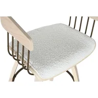 Home esprit Hocker Home ESPRIT Weiß Holz 51,5 x