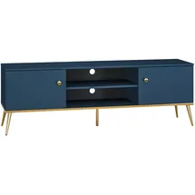 Feldmann-Wohnen Marine Lowboard 160x54 cm Blau Holz