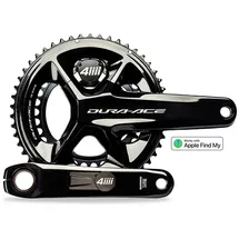 4iiii Precision 3+ Pro Dual Dura-ace Fc-r9200 Apple Find Kurbelgarnitur Mit Leistungsmesser - Black - 165 mm