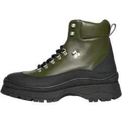 Schnürboots N91 "Style Choice FI1", Herren, Gr. 42, grün, Leder, casual, Schuhe
