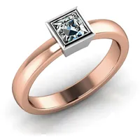 Verlobungsring VR06 585er Rot-/Weiflgold - 3490