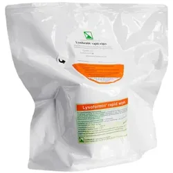 Lysoformin rapid wipes Desinfektionstücher, Vorgetränkte Reinigungstücher für die Wischdesinfektion von Flächen und Inventar, 1 Karton = 4 Beutel á 100 Tücher = 400 Tücher