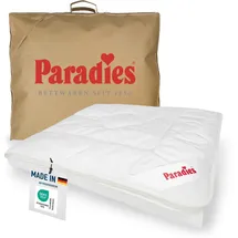 Paradies Sommerdecke 135x200 cm - Prima Light, atmungsaktive Sommerbettdecke 135x200 leicht, Steppdecke