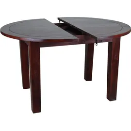 MiaMöbel Esstisch Cherry 120cm rund - ausziehbar Massivholz Pinie