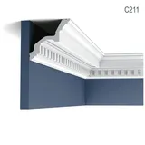 Orac Eckleiste Orac C211 Weiß 2 St. 200 x 11,6 x 11,2 cm