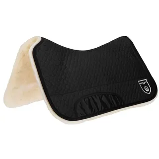 Werner Christ Horse Sattelpad WESTERNPAD 30 MM WOLLHÖHE schwarz|gelb 75