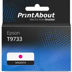 Druckerpatrone kompatibel mit Epson T9733 - Magenta - Hohe Kapazität