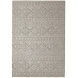 KADIMA DESIGN Teppich recycelt waschbar | Ethno-Geometrisches Design | Bouclé-Struktur & pflegeleicht, | 78x230cm