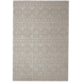 KADIMA DESIGN Teppich recycelt waschbar | Ethno-Geometrisches Design | Bouclé-Struktur & pflegeleicht, | 78x230cm