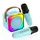 MMobiel Karaoke Maschine Kinder mit 2 Mikrofon von MMOBIEL – Mini Karaoke Maschine, Tragbare Bluetooth Lautsprecher, 2 Mikrofon Kabellos – Spielzeug 3+ Jahre, Geschenke für Mädchen, Junge, Kinder – Blau