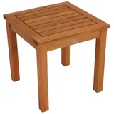 DEGAMO Beistelltisch 40x40x40cm Eukalyptus geölt,