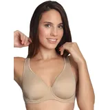 SASSA Damen BH Bügel doppelt vorgeformt, Einfarbig, Gr. 85C, Elfenbein - 85C