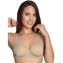 SASSA Damen BH Bügel doppelt vorgeformt, Einfarbig, Gr. 85C, Elfenbein - 85C