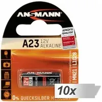 10x1 Ansmann Alkaline A23 12 V f. Fernbedienungen