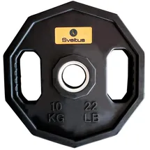 Sveltus Olympia Scheibe 10 kg x1 Gummi Schwarz