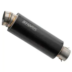 Shark Auspuff SRC-4 Auspuffsystem mit EG-BE Schwarz, Carbon oder Titan