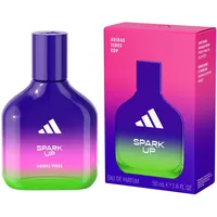 Adidas Vibes Spark Up Eau de Parfum für alle, energetisierend und faszinierend, langanhaltender Duft, Süßorange und schwarzer Pfeffer, 50 ml