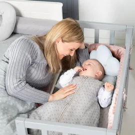 roba Nestchen passend für Babybetten - hellgrau | Gr.: onesize
