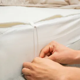 InnovaGoods Elektrisches Wärmeunterbett 80 x 150 cm Weiß