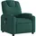 vidaXL Massagesessel Dunkelgrün Stoff 88 x 97 x 88 cm Grün mit Fernbedienung