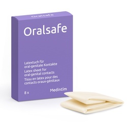 Oral Safe Latexschutztuch Erdbeere