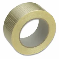 Filament Klebeband mit Gitter-Fadenverstärkung Transparent 50m x 50mm