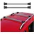 Omtec Dachträger Gepäckträger für VW Caddy 2003-2020 Relingträger Aluminium Grau 2x