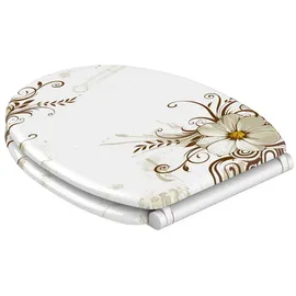 Sanilo WC-Sitz Flower Braun