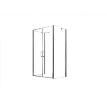 Glaszentrum Hagen Mille Komplettdusche mit Drehtür 80 x 195 cm transparent