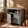 Tectake Gartenschrank Monscia 0,90 x 0,56 m Grau