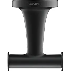 Duravit Starck T Handtuchhaken doppelt Schwarz Matt 0099304600