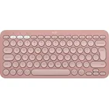 Logitech Pebble Keys 2 K380s - QWERTY US International Layout, Rose