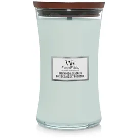 Woodwick Sagewood & Seagrass Duftkerze 610 g