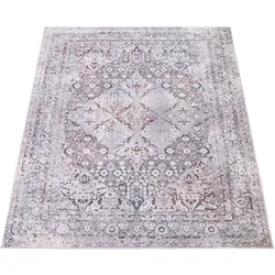 Teppich PACO HOME "Calabria 583", bunt (mehrfarbig), B:160cm H:14mm L:230cm, Polypropylen, Teppiche, Kurzflor, Orient-Optik, Vintage Design