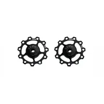Cema Schaltrollen Shimano 9/10/11-fach, SRAM 10/11-fach Edelstahl - Schwarz