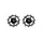 Cema Schaltrollen Shimano 9/10/11-fach, SRAM 10/11-fach Edelstahl - Schwarz